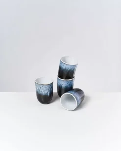 Alcachofra 4Er Set Becher Gros Schwarz