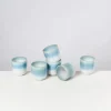 Alcachofra 6Er Set Becher Klein Grunblau