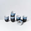 Alcachofra 6Er Set Becher Gros Schwarz