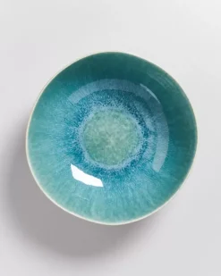 Alcachofra Servierschale Grunblau