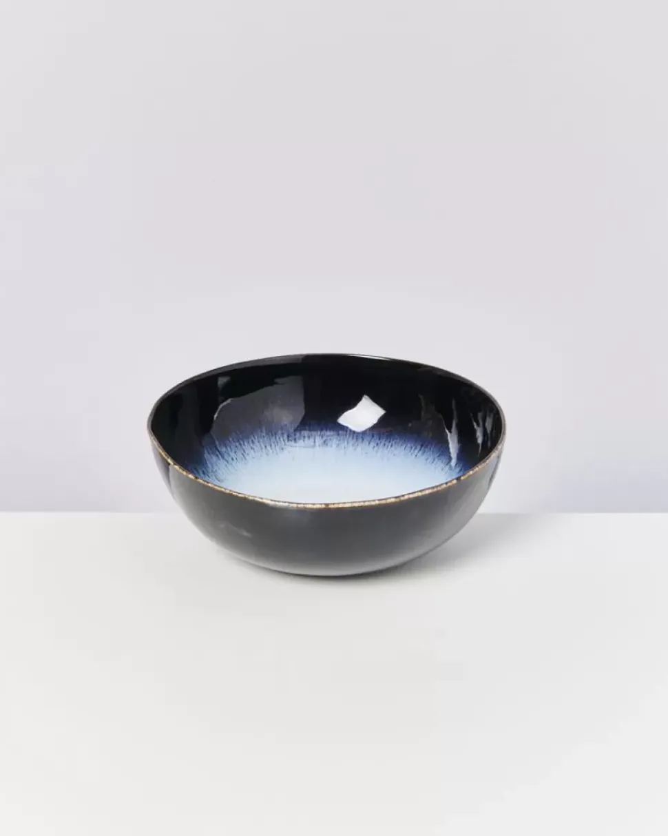 Alcachofra Servierschale Schwarz