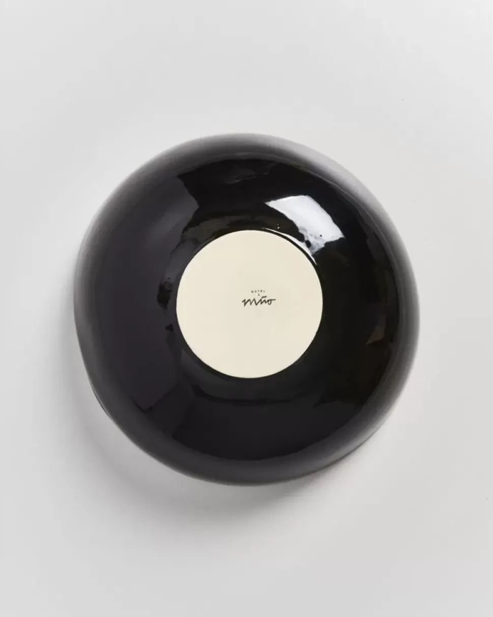 Alcachofra Servierschale Schwarz