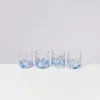 Alegria 4Er Set Glas Klein Big Drops Blau