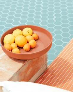 Almada Obstschale Terracotta