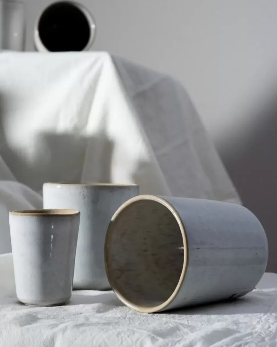 Areia Becher Klein Weis