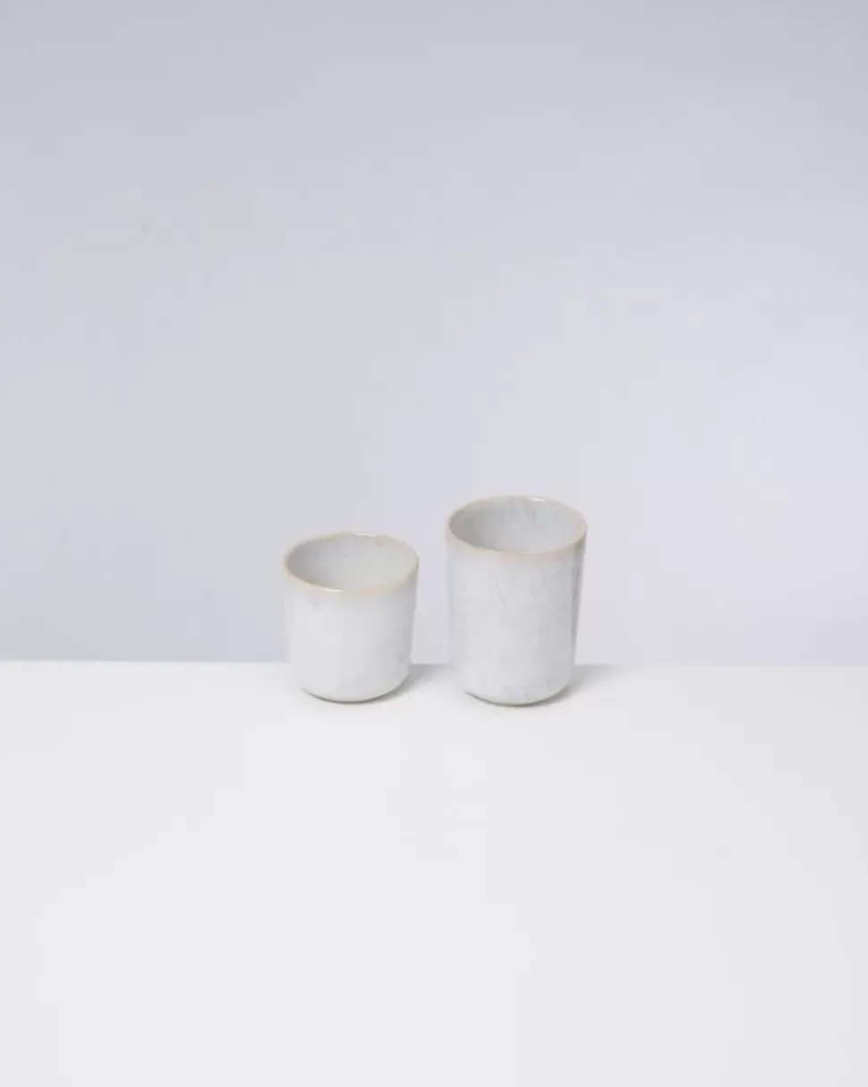 Areia Becher Klein Weis