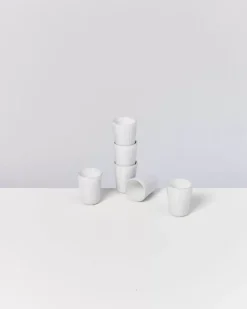 Areia 6Er Set Espressobecher Weis