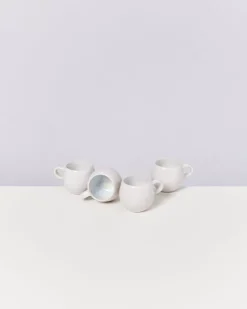 Areia 4Er Set Espressotasse Weis