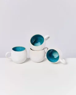 Areia 4Er Set Tasse Gros Aqua