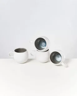 Areia 4Er Set Tasse Gros Grau
