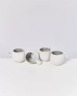 Areia 4Er Set Tasse Klein Grau
