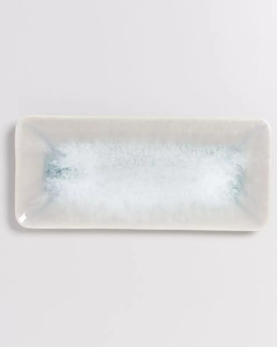 Areia Servierplatte L Modern Grau