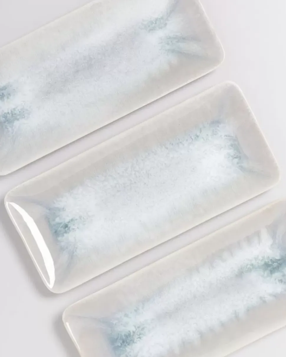 Areia Servierplatte L Modern Grau