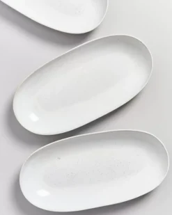 Areia Servierplatte L Weis