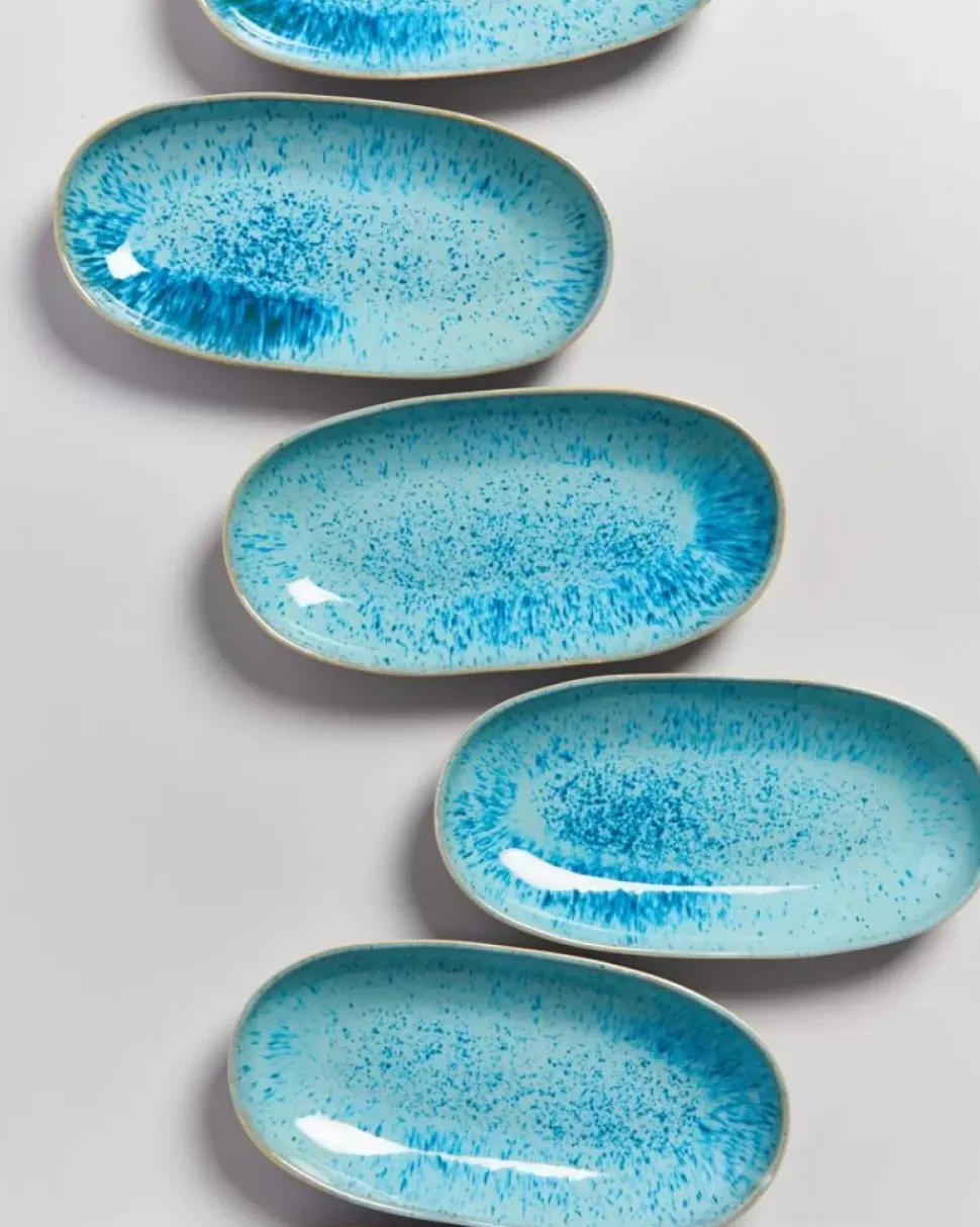 Areia Servierplatte M Aqua