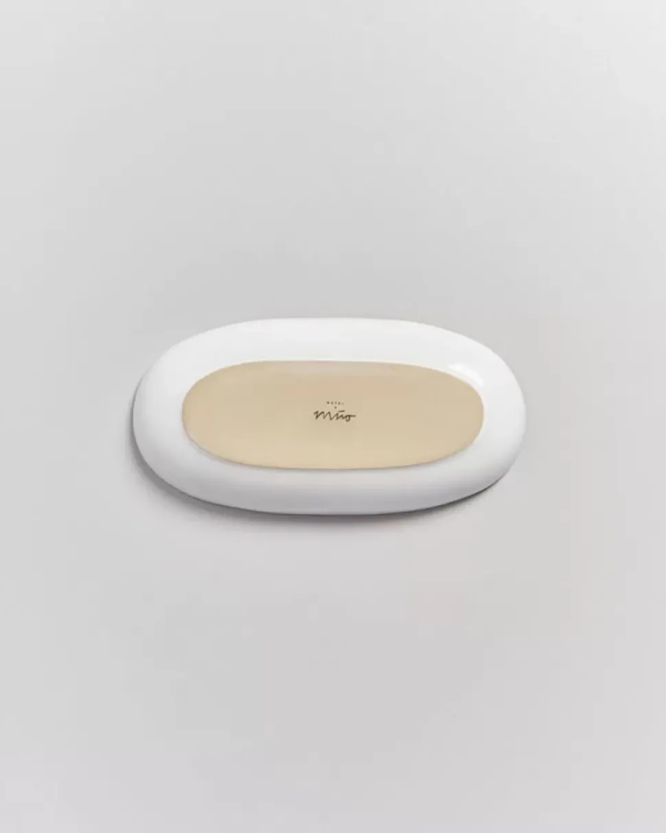 Areia Servierplatte M Grau