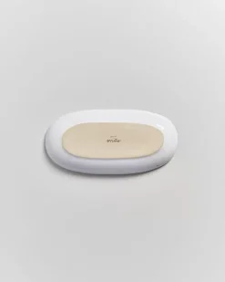 Areia Servierplatte M Weis