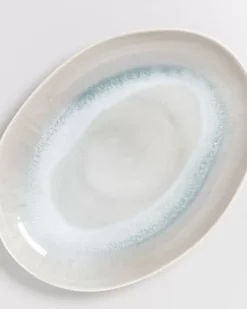 Areia Servierplatte Oval Xl Grau
