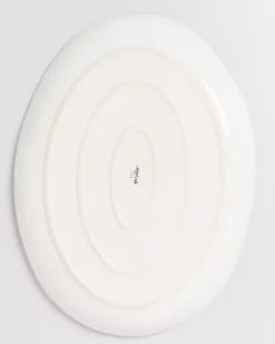 Areia Servierplatte Oval Xl Grau