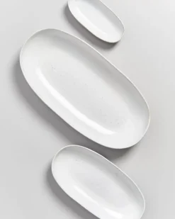 Areia Servierplatte S Weis