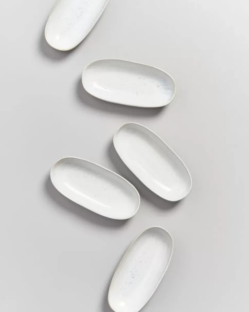 Areia Servierplatte S Weis