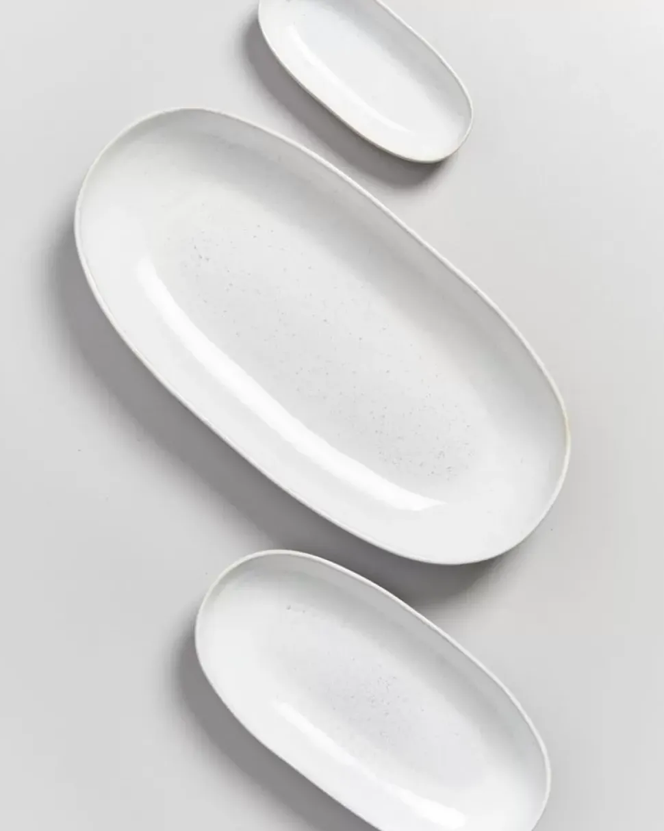 Areia Servierplatte S Weis