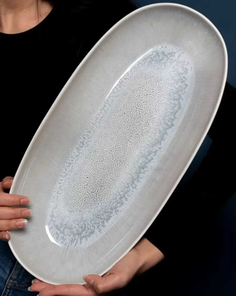 Areia Servierplatte Xl Grau