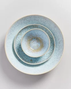 Areia Servierschale Gros Flach Azur