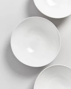 Areia Servierschale Klein Flach Weis