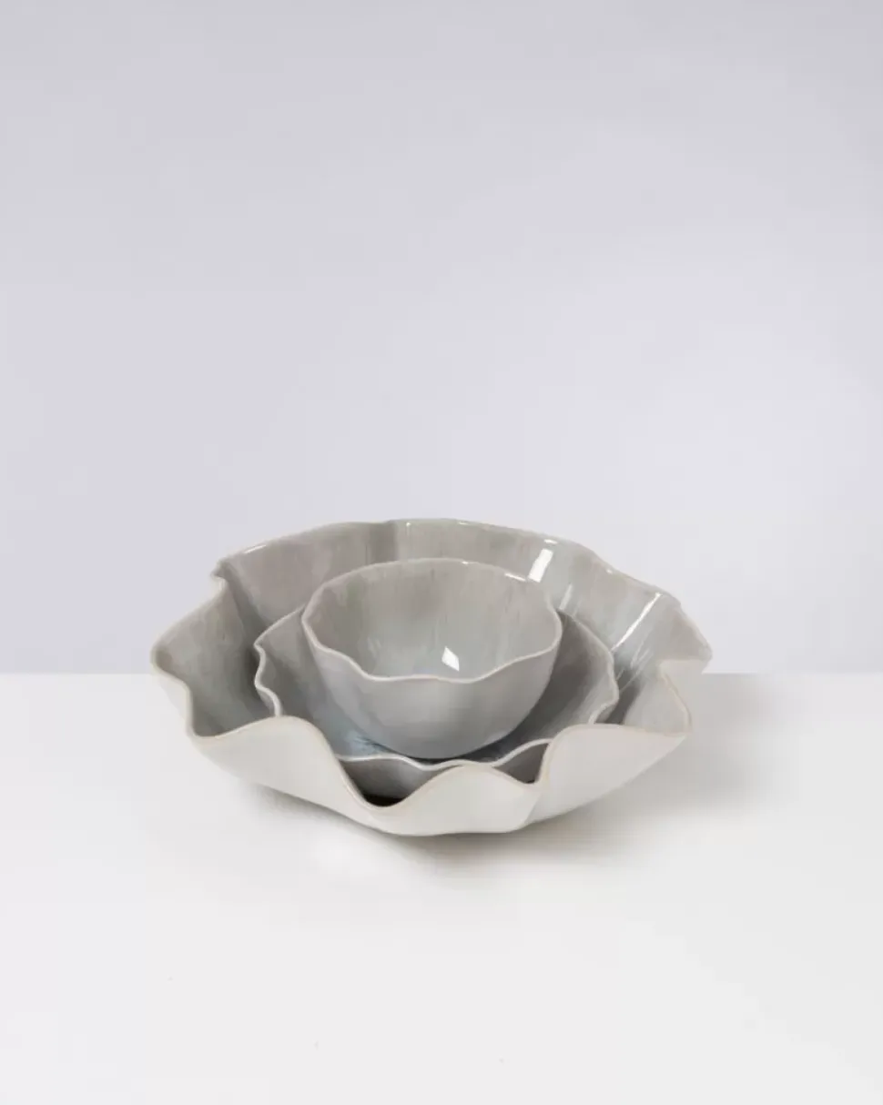 Areia Shell Muslischale Grau