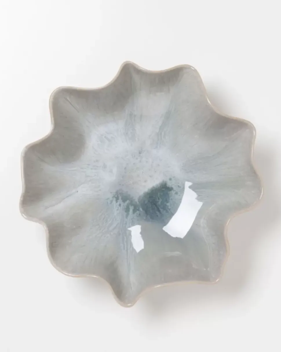 Areia Shell Servierschale Grau