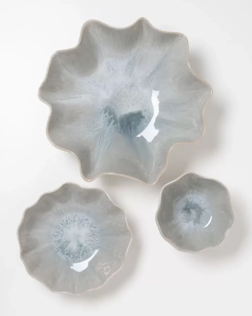 Areia Shell Servierschale Grau