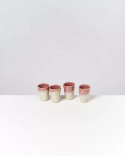 Bica 4Er Set Espressobecher Pink Cream