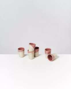 Bica 6Er Set Espressobecher Pink Cream