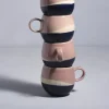 Bica 4Er Set Tasse Gros Pink Navy Cream