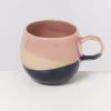 Bica Tasse Gros Pink Navy Cream