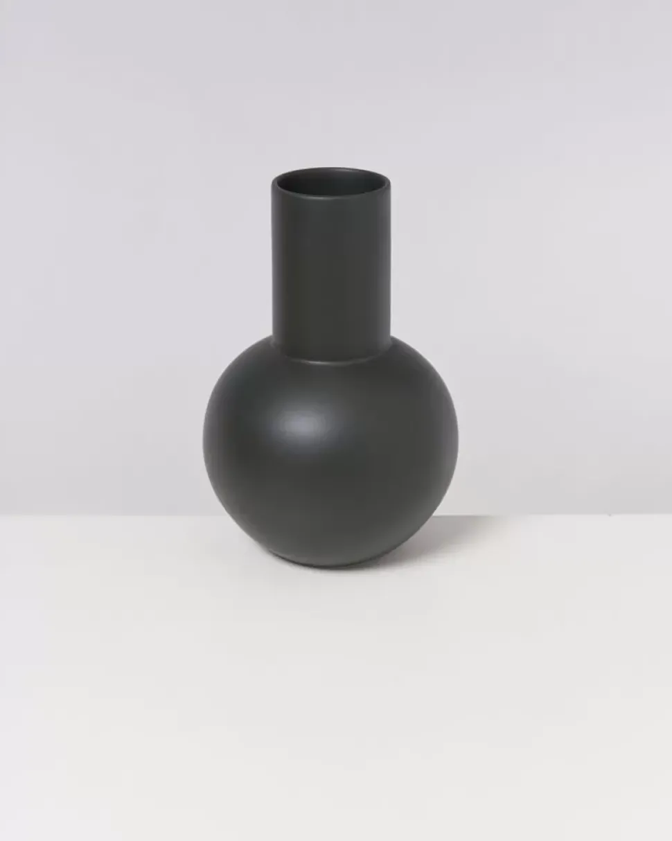 Bola Vase L Dunkelgrun