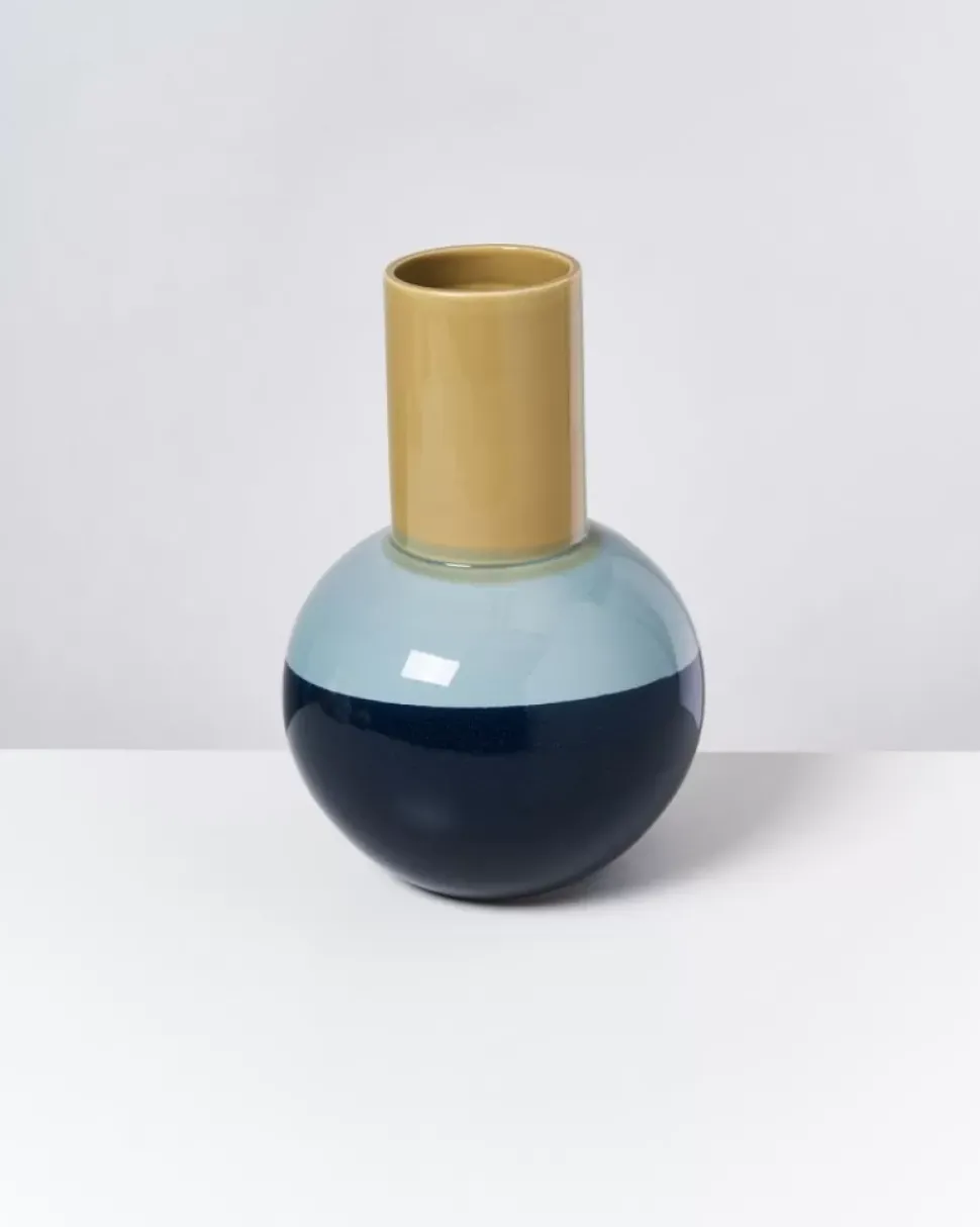Bola Vase L Grun Mint Navy