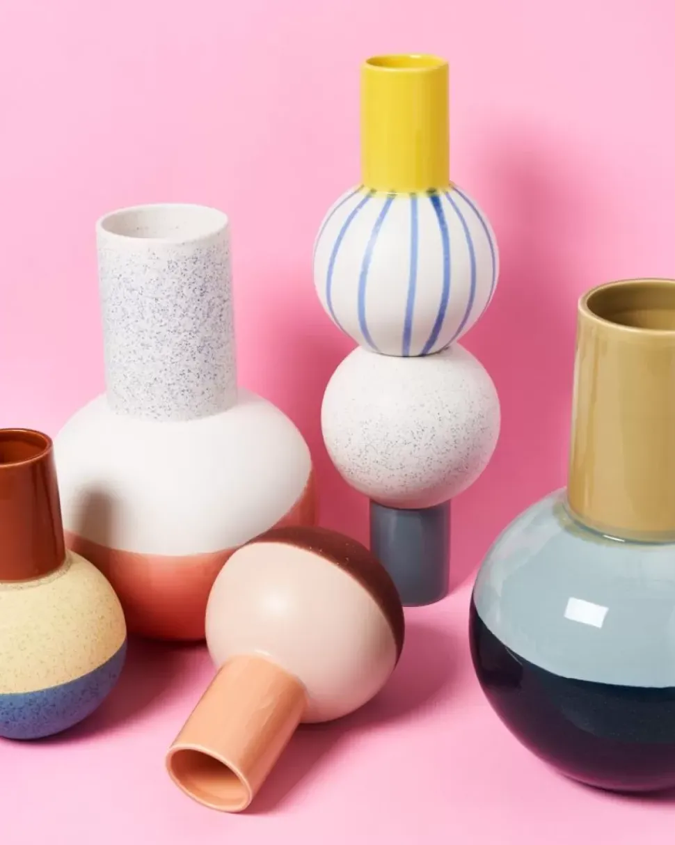 Bola Vase L Grun Mint Navy