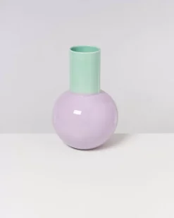 Bola Vase L Pastell Mint Lila