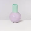 Bola Vase L Pastell Mint Lila