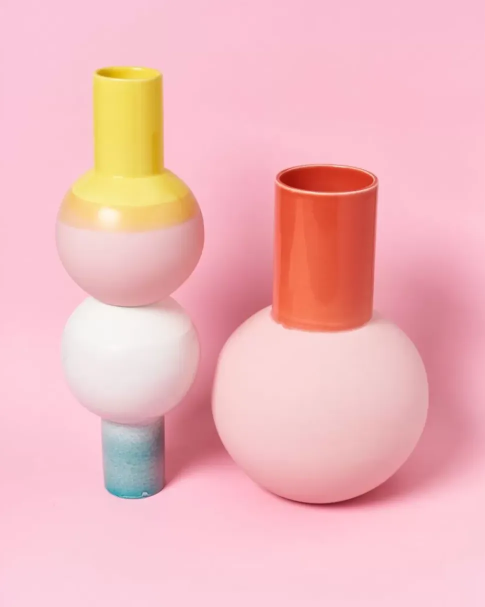 Bola Vase L Rose Coral