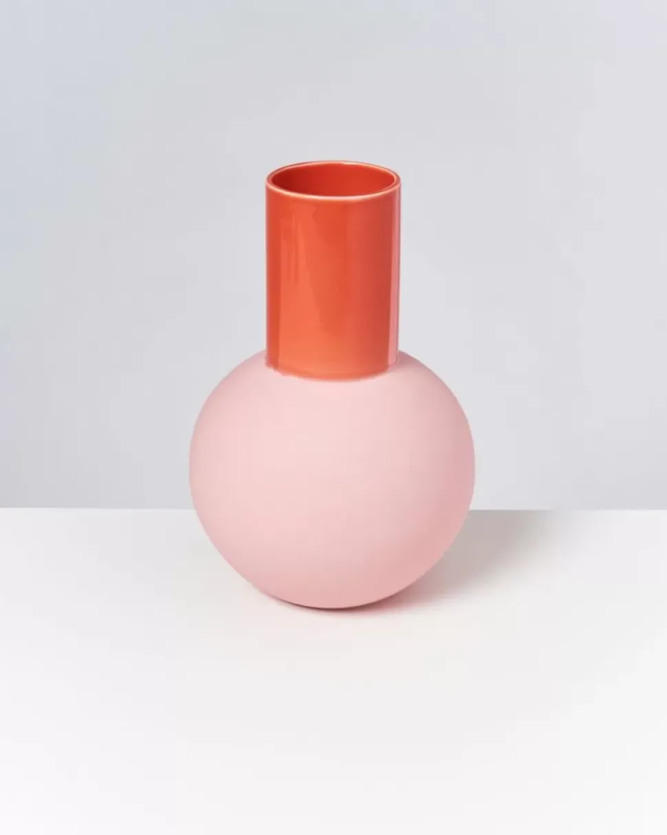 Bola Vase L Rose Coral