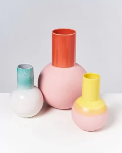 Bola Vase L Rose Coral
