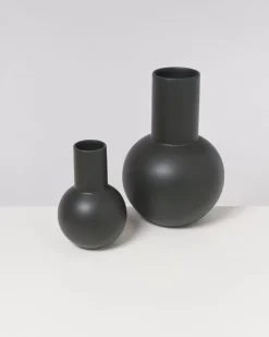 Bola Vase M Dunkelgrun