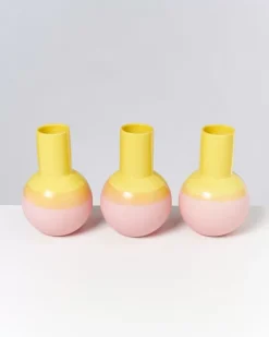 Bola Vase M Gelb Rose