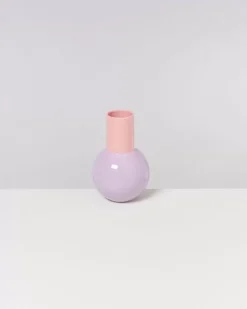 Bola Vase M Lila Rosa
