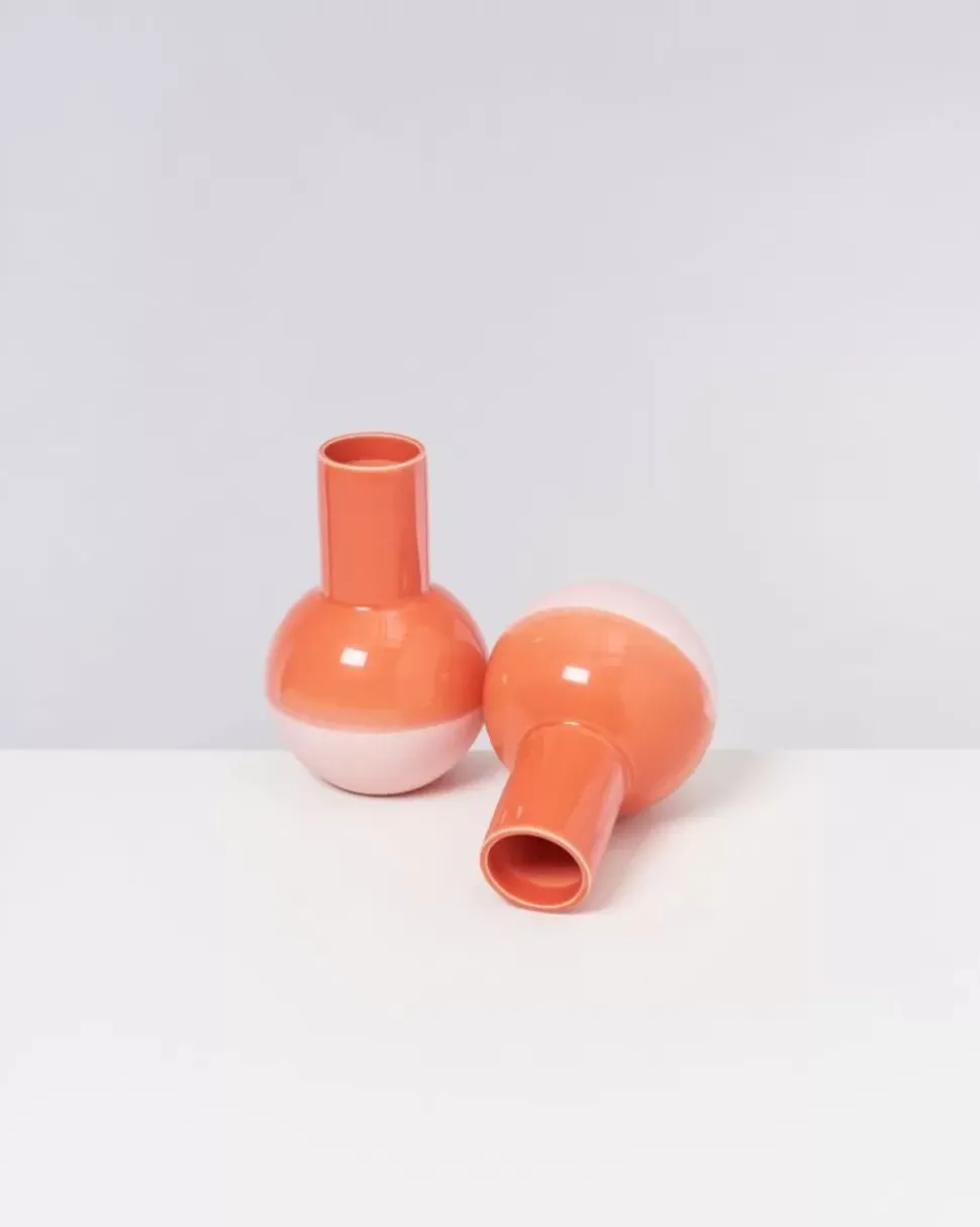 Bola Vase M Rose Coral