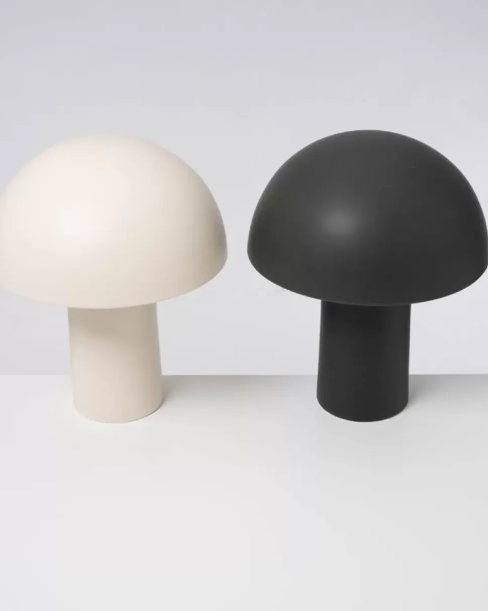 Cogumelo Keramiklampe Dunkelgrun