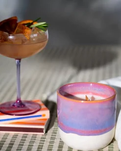 Coimbra Duftkerze "Dia No Mar" Lila Rosa